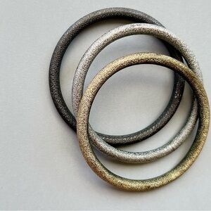 Metallic Multicolor Stackable Bangles - Women Jewelry